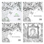 秘密花園減壓手繪填色塗色圖畫書繪本英文版套裝