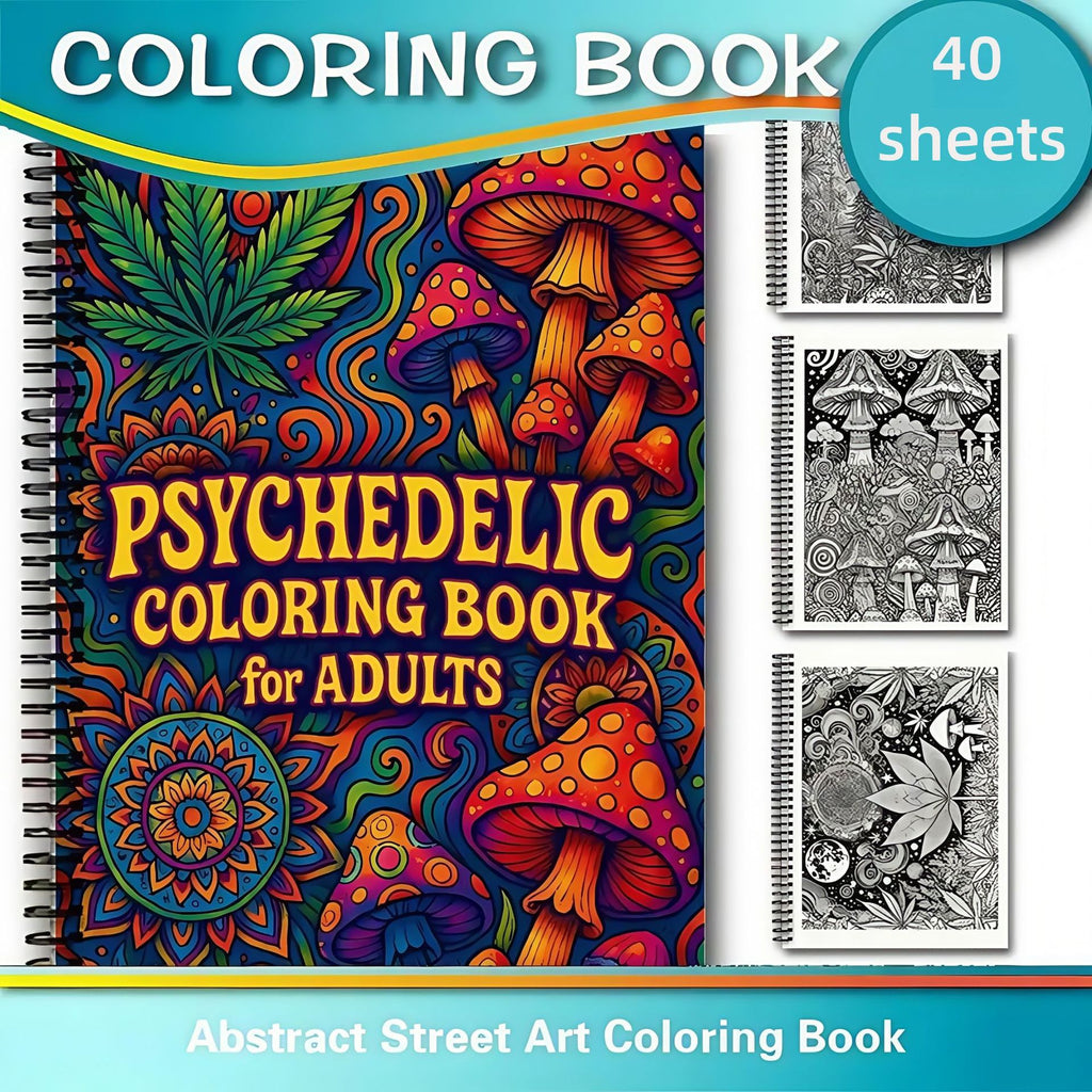 成人創意解壓迷幻夢境著色書繪本