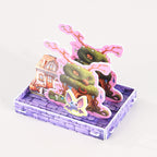 聖誕萬聖節兒童益智創意3d立體拼圖手工組裝紙質玩具