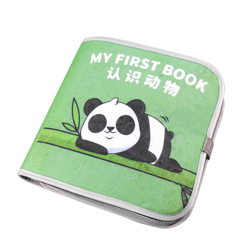 撕不爛寶寶安靜書嬰兒認知早期教布書