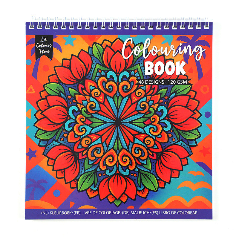 兒童專注創意想像力減壓著色本填色本