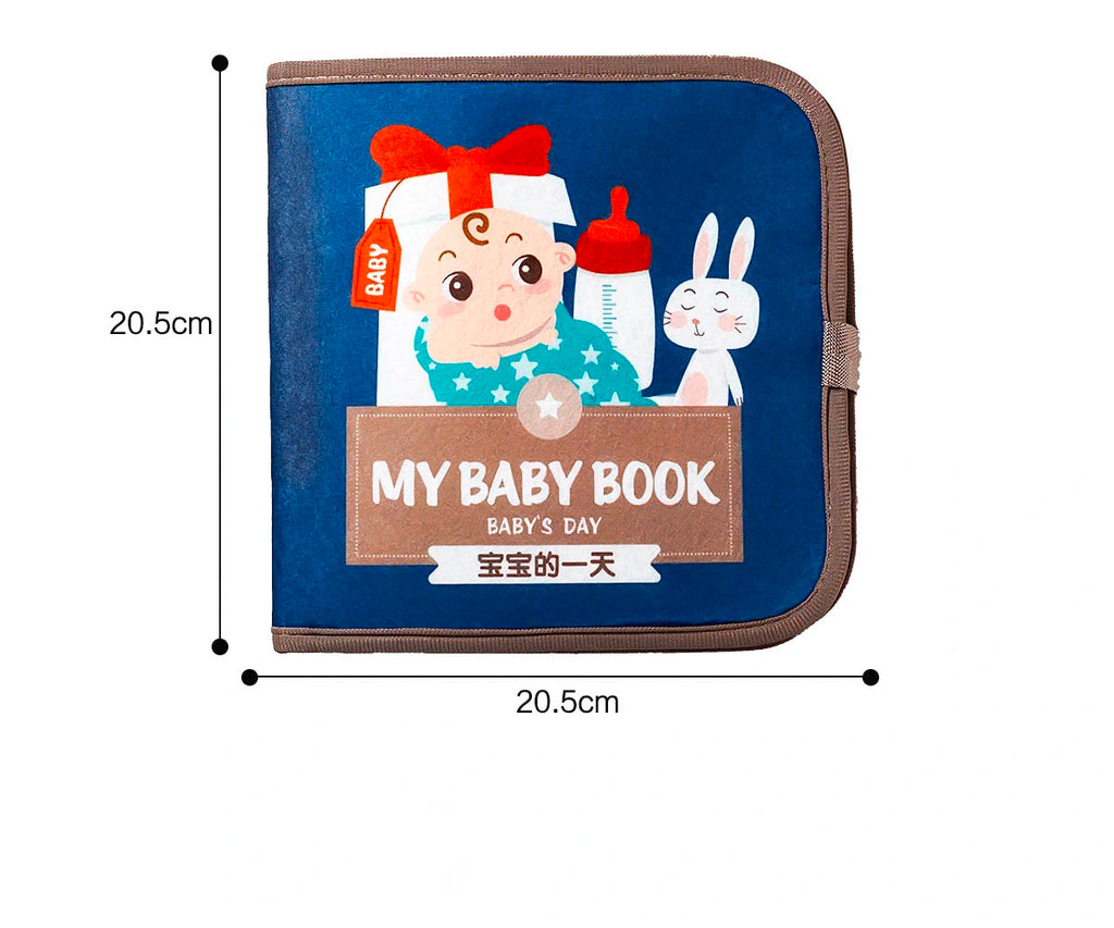 寶寶貼早期教布書